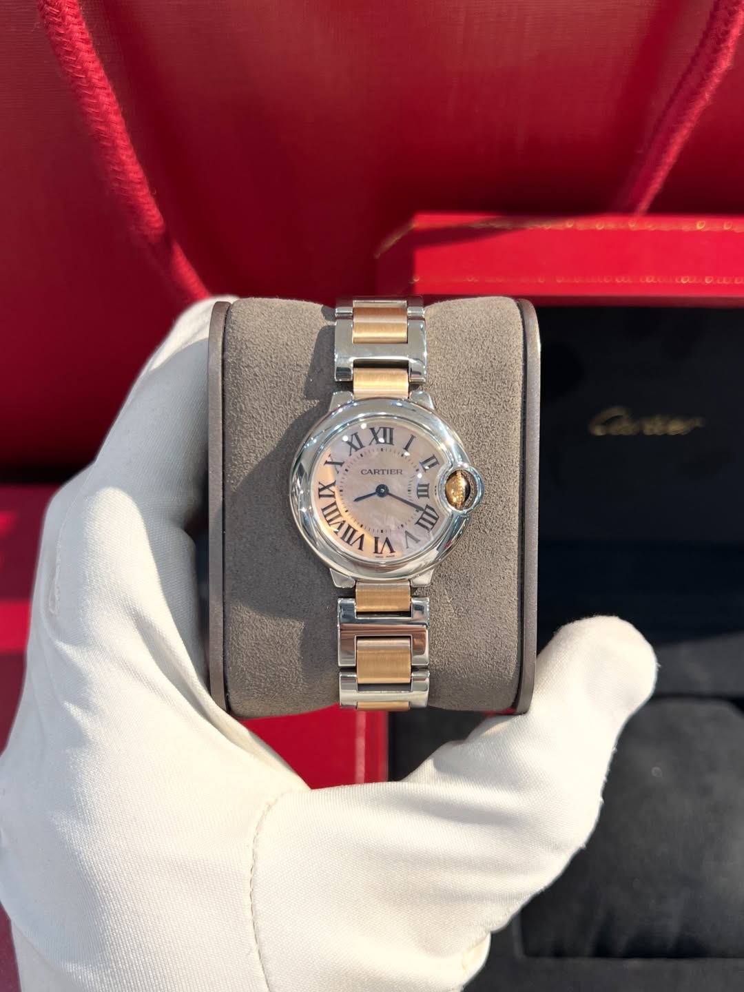 Cartier ballon bleu 28mm