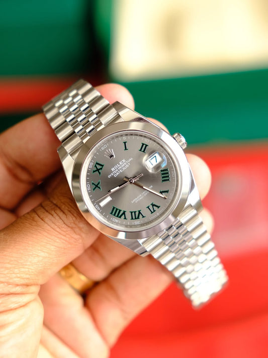 datejust 41 Wimbledon dial