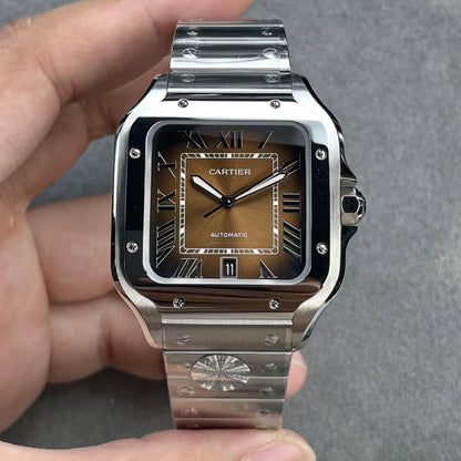 cartier Santos Brown