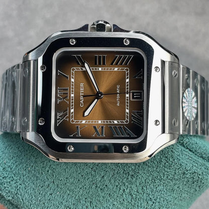 cartier Santos Brown