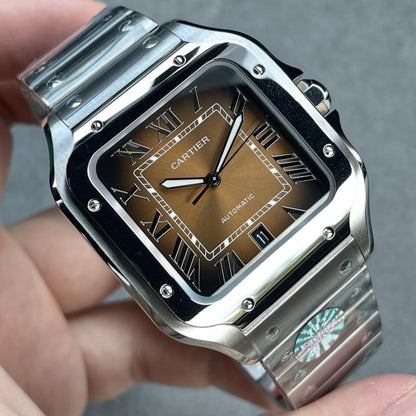 cartier Santos Brown